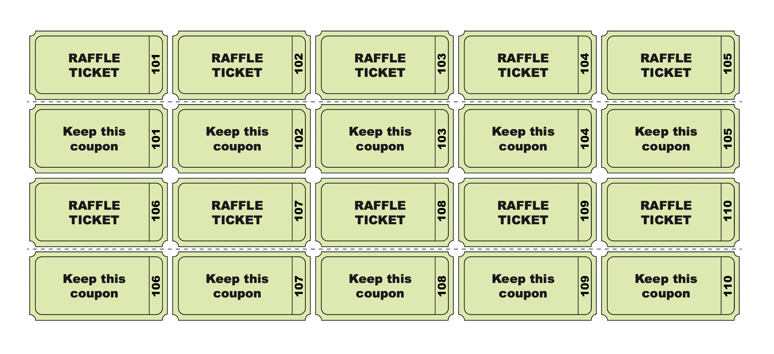 Making Raffle Tickets from PDF and Excel files